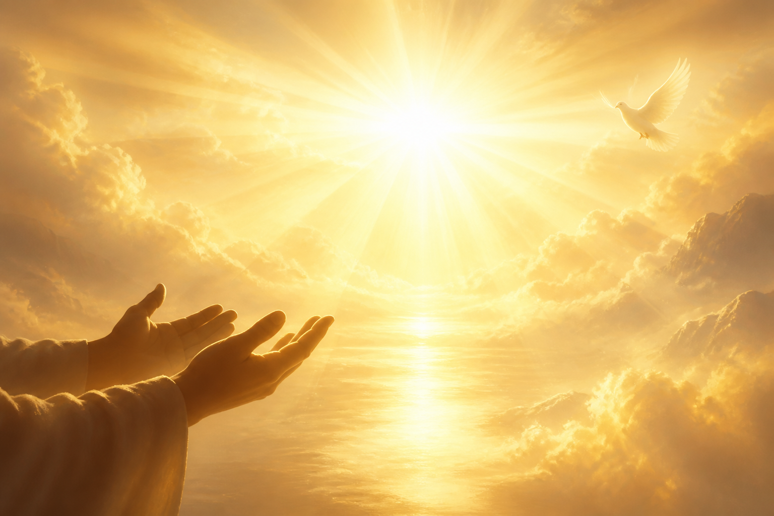 Gentle light for blessings and prayers